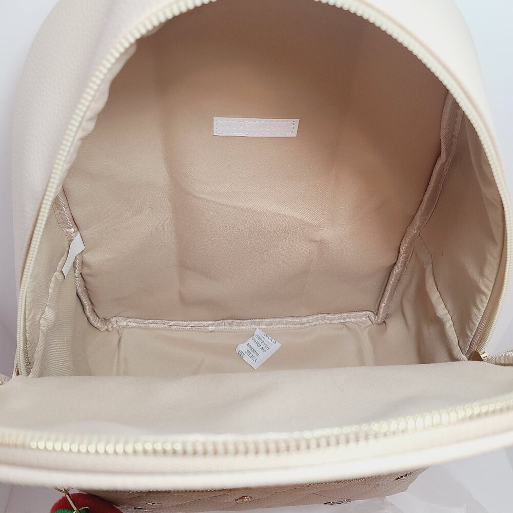 Under One Sky Cream Backpack – Strawberry Charm Design – NWT - Picture 6 of 13